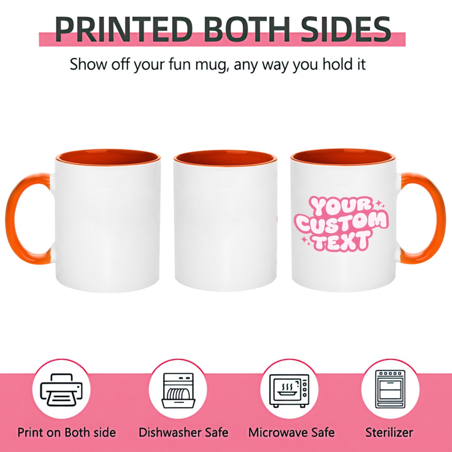 YOUR CUSTOM TEXT 11OZ-15OZ Ceramic Mug