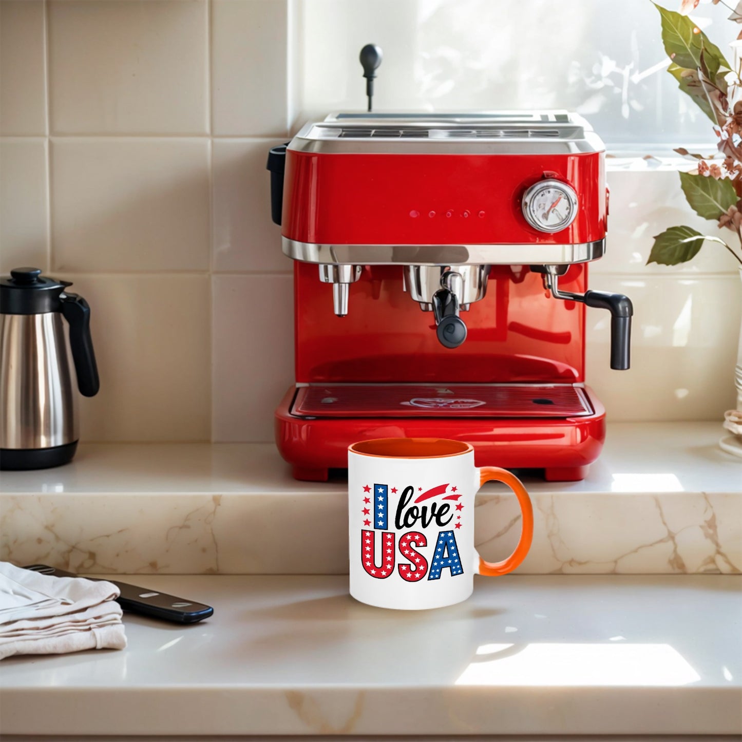 I LOVE USA 11OZ 325ml Ceramic Mug