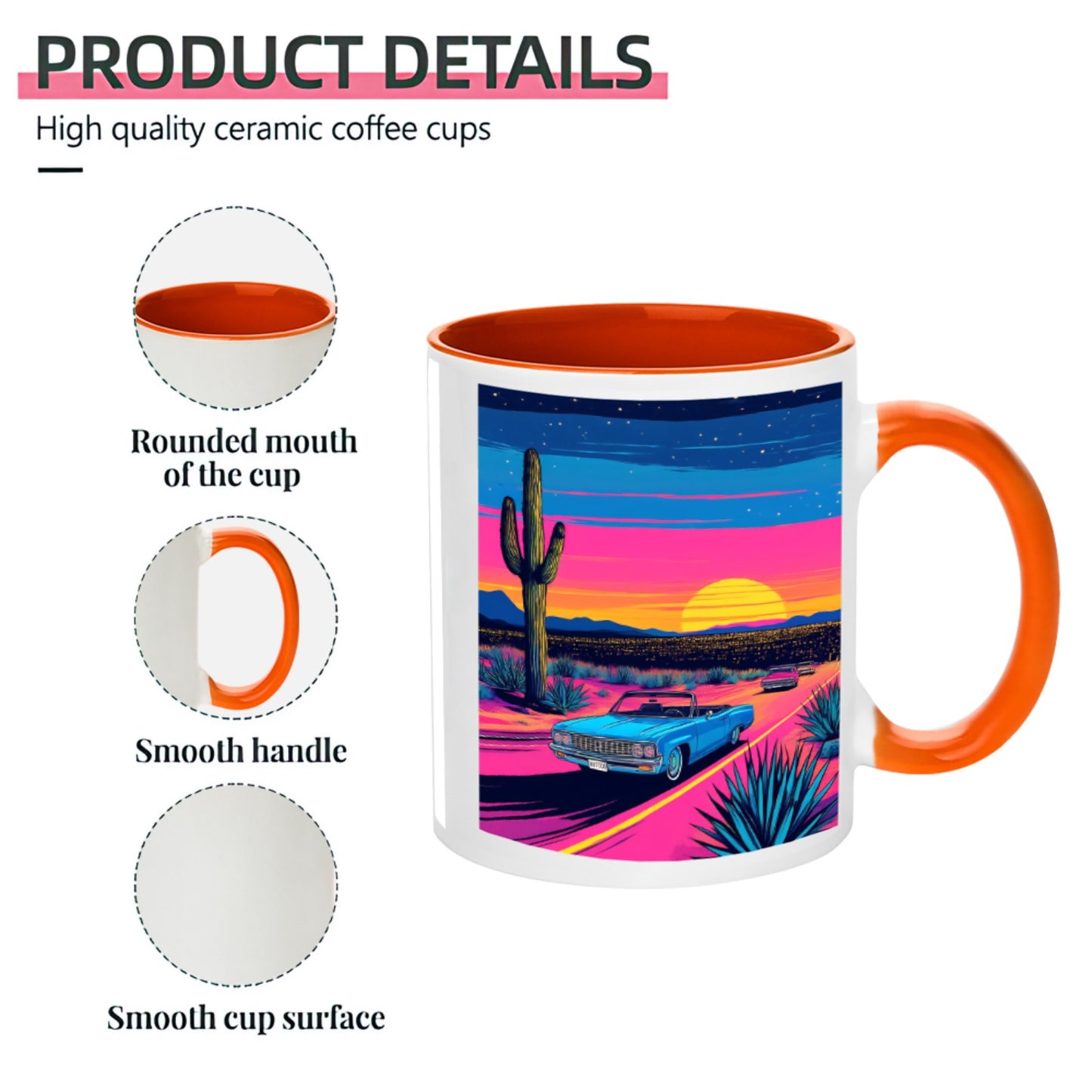 Sunset 11OZ 325ml Ceramic Mug