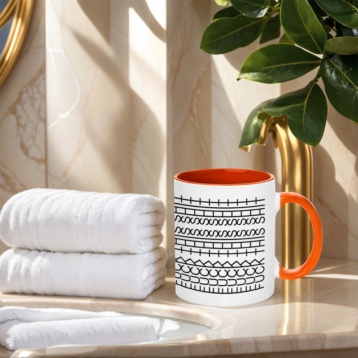 Geometric Patterns 11OZ-15OZ Ceramic Mug