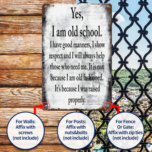 8" x 12" vintage style metal tin sign, durable, wear-resistant and rust-resistant, suitable for porch, garage, home, bar, club, farm, garden decoration, perfect gift