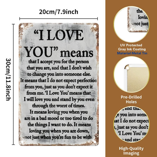 8" x 12" vintage style metal tin sign, durable, wear-resistant and rust-resistant, suitable for porch, garage, home, bar, club, farm, garden decoration, perfect gift