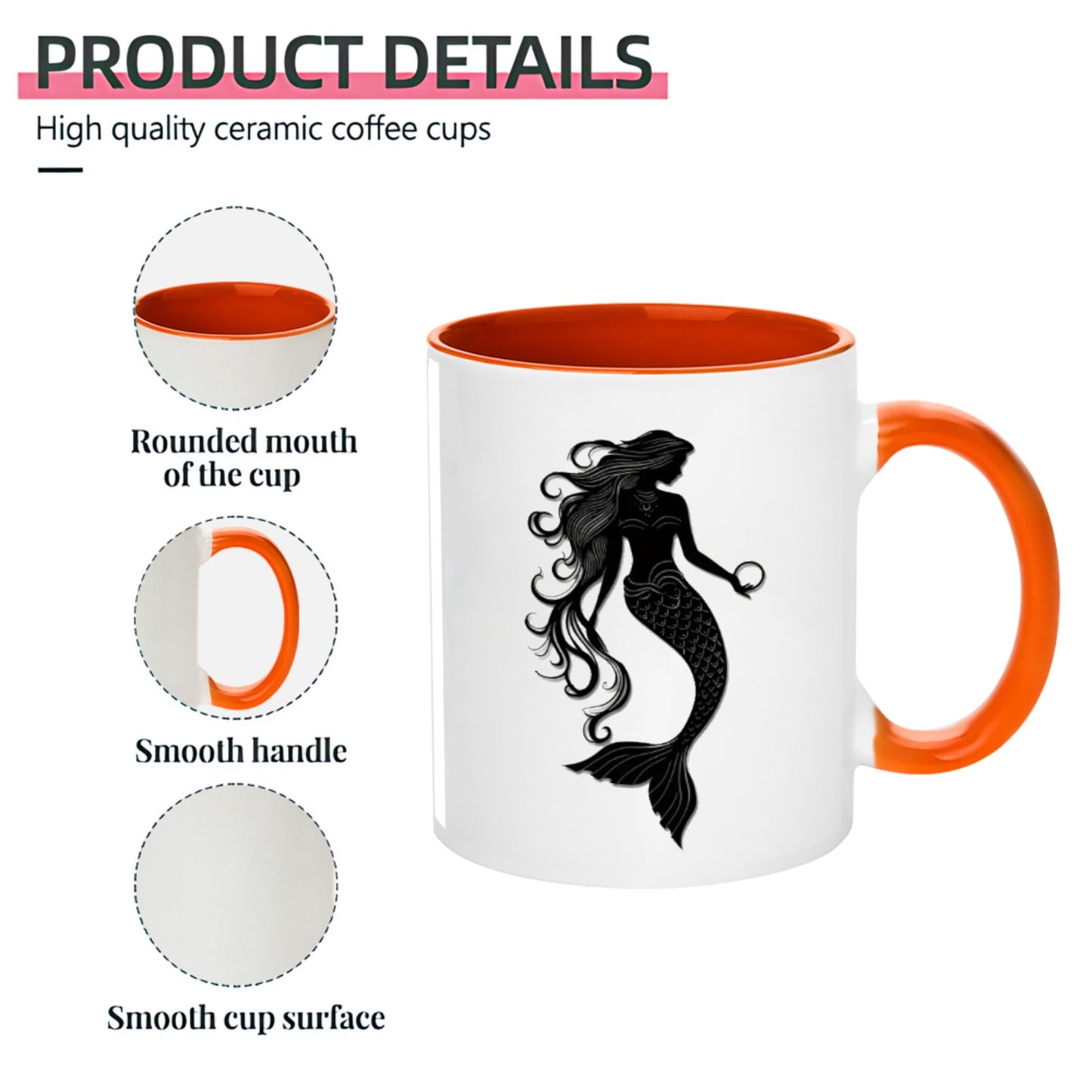 Mermaid  11OZ  Ceramic Mug