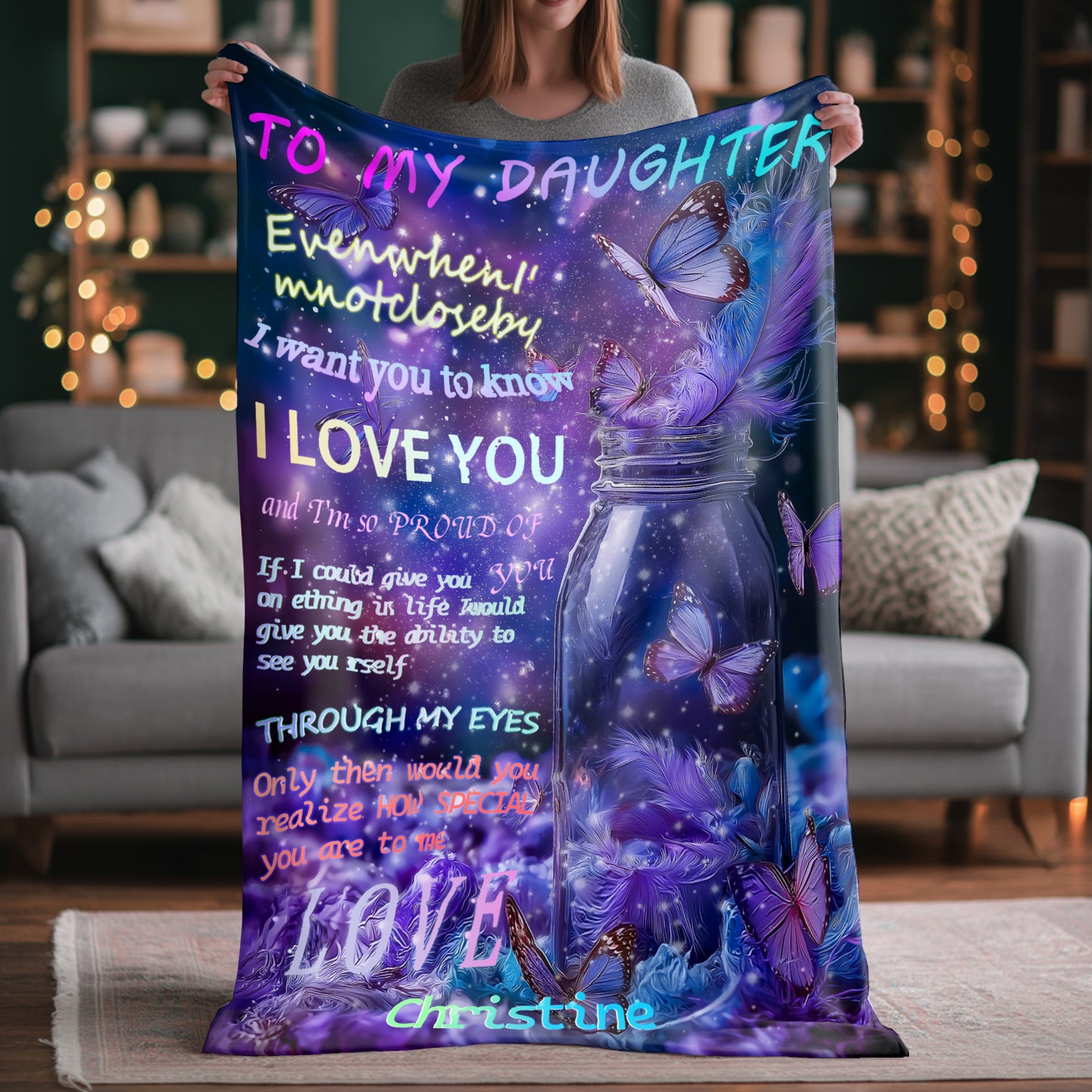 Gift For Wife Fannel Blanket