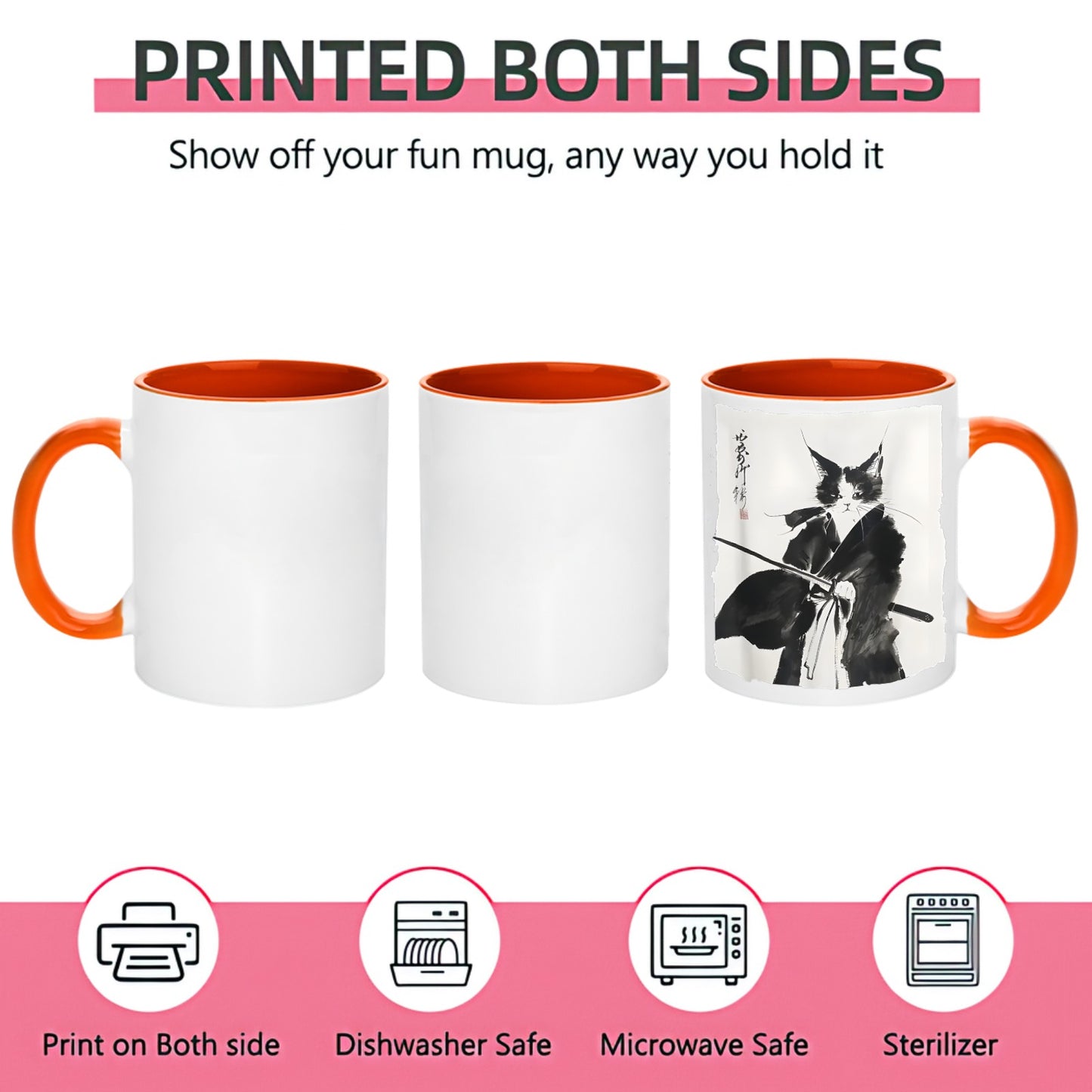 Cat Warriors 11OZ-15OZ Ceramic Mug