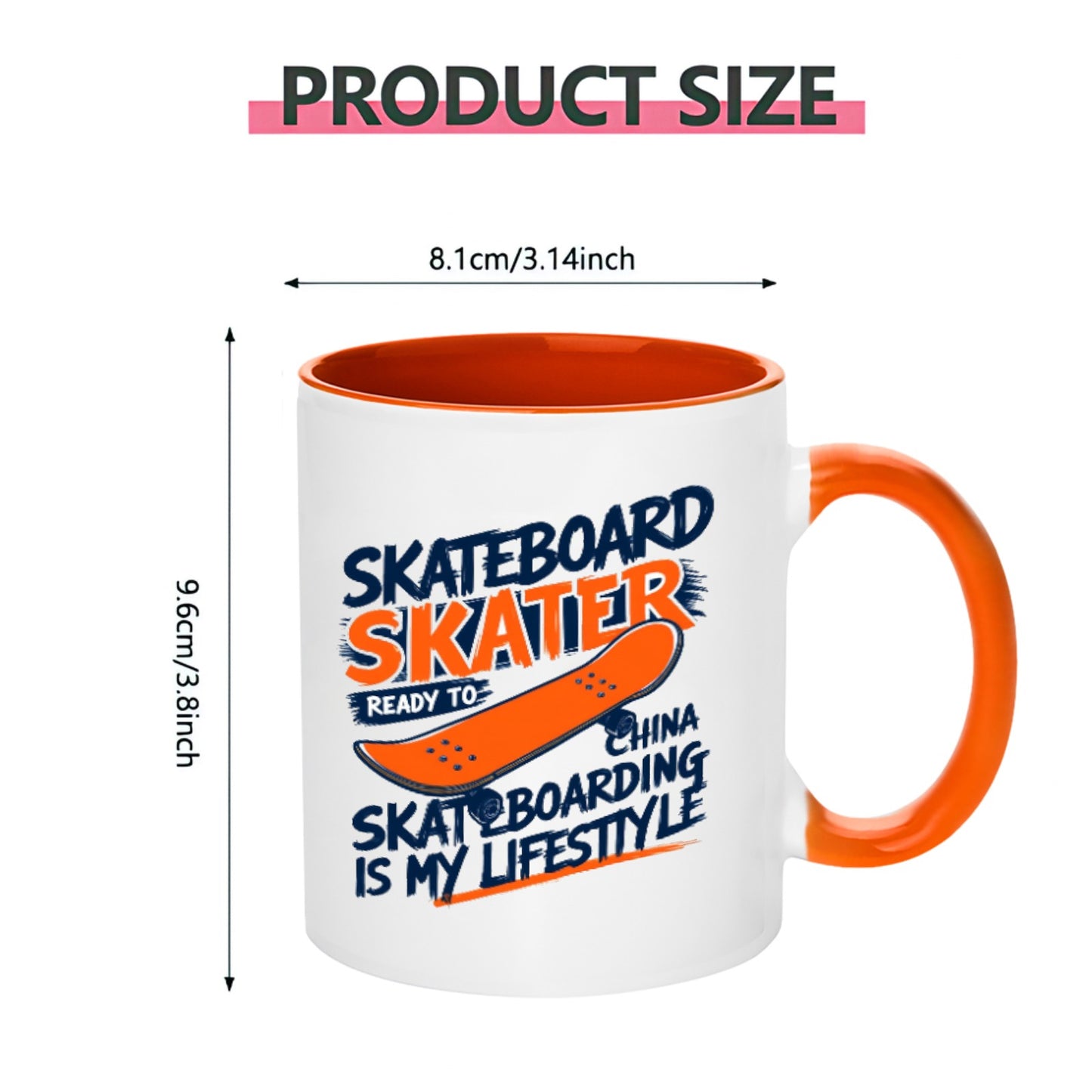 SKATEBOARD 11OZ-15OZ Ceramic Mug