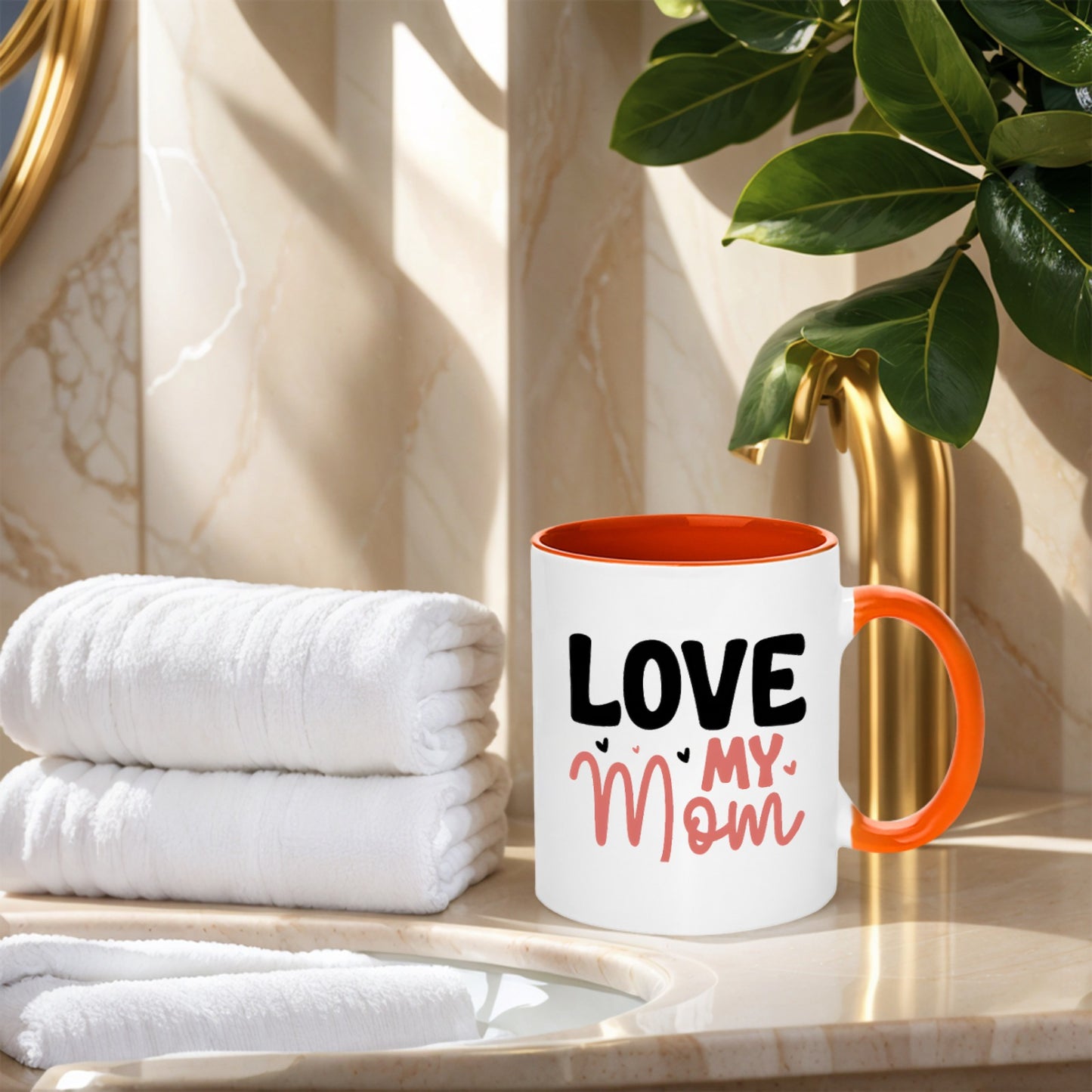 LOVE MY MOM 11OZ 325ml Ceramic Mug