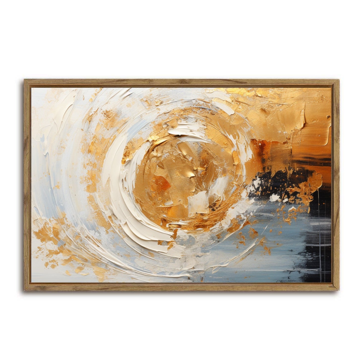 Autumn Framed Canvas Painting for Wall 24x16 inches