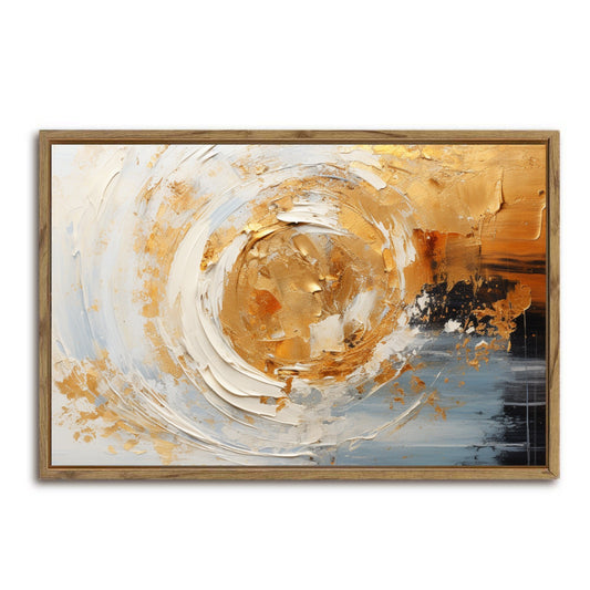 Autumn Framed Canvas Painting for Wall 24x16 inches