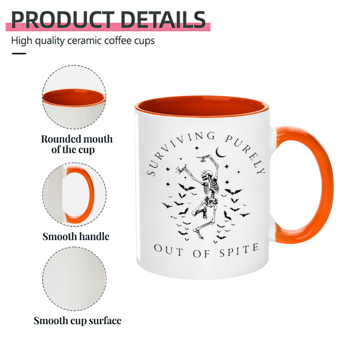 SURVIVING PURELY 11OZ 325ml Ceramic Mug