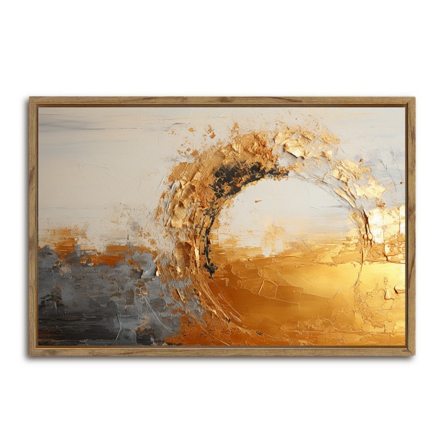 Framed Canvas Painting for Wall 24x16 inches