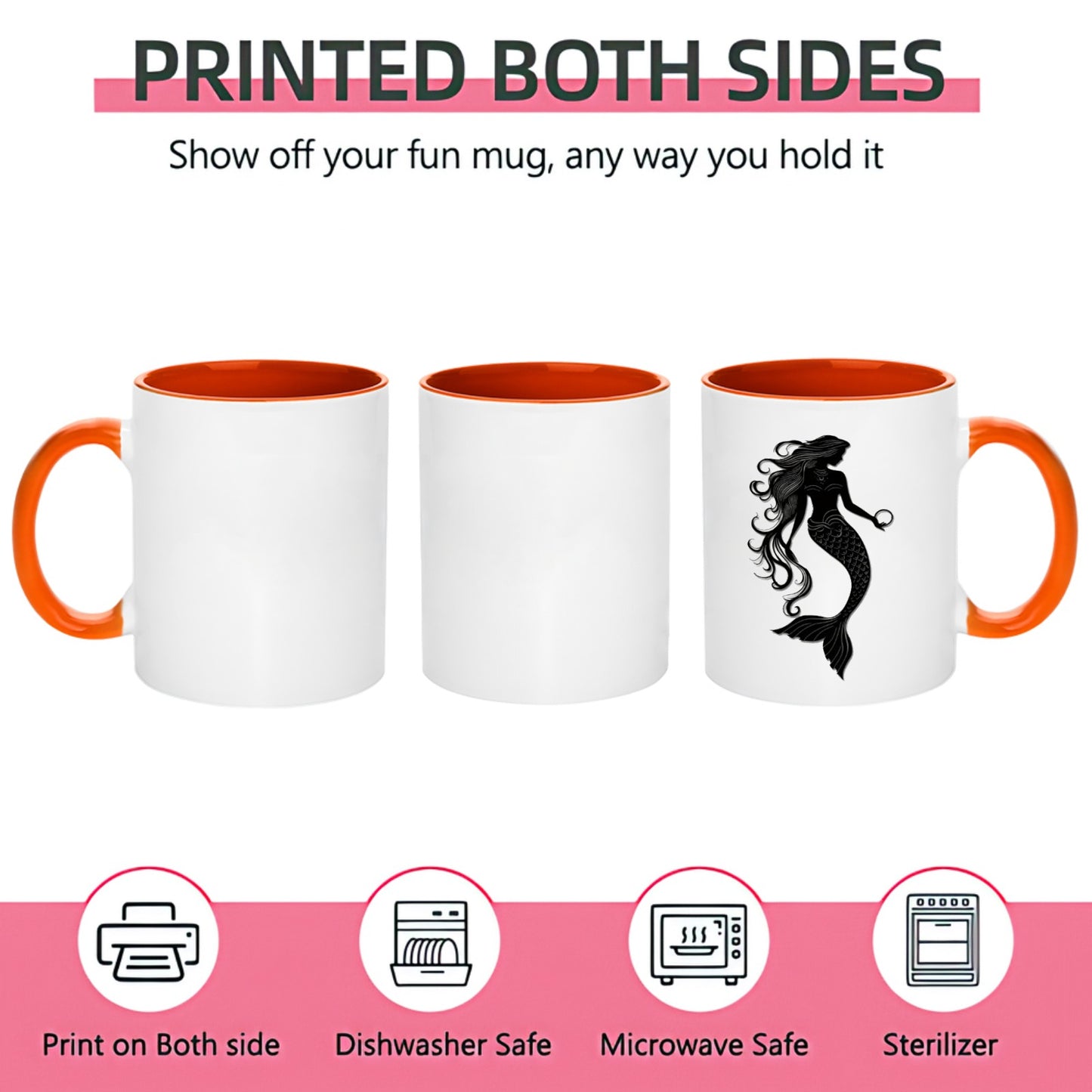 Mermaid  11OZ  Ceramic Mug