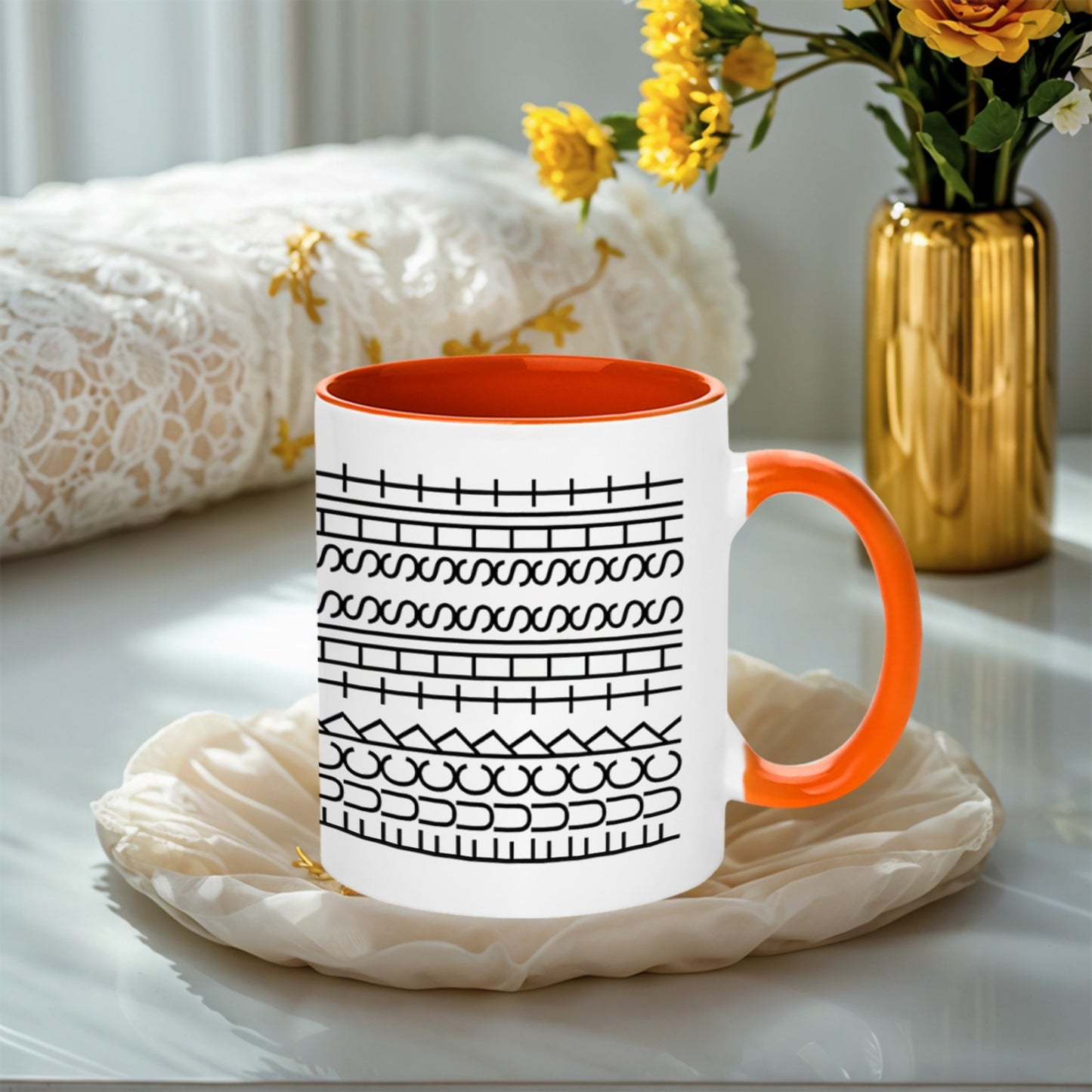 Geometric Patterns 11OZ-15OZ Ceramic Mug