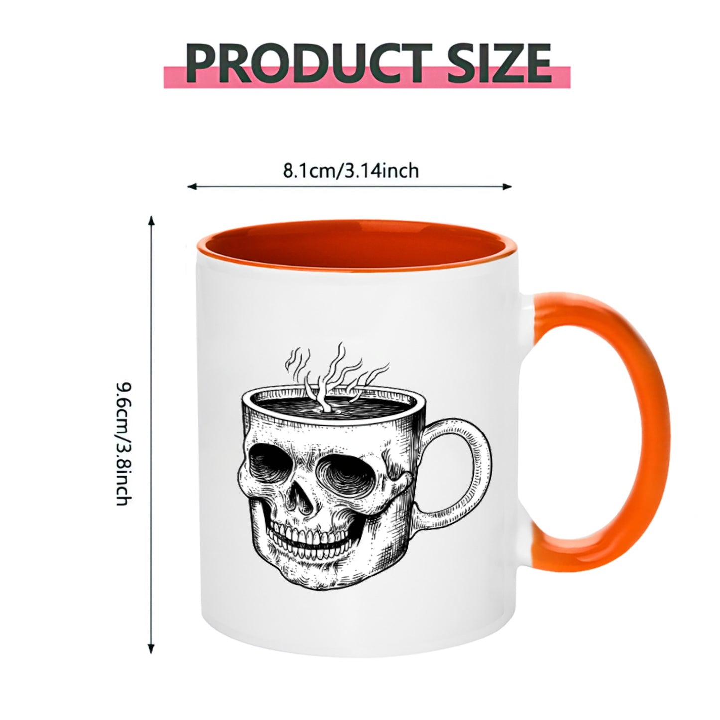 Skull 11OZ-15OZ Ceramic Mug