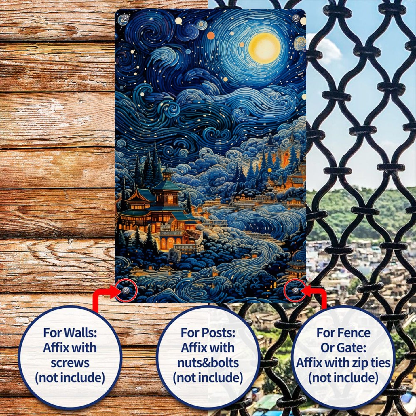 8" x 12" abstract art style metal tin plate, tin painting, durable, wear-resistant and rust-resistant, suitable for garage, home, bar, club, farm decoration A good gift