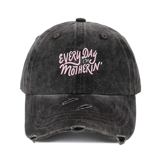 Everyday Mother In Unisex Adjustable Curved Brim Print Hole Cowboy Baseball Hat
