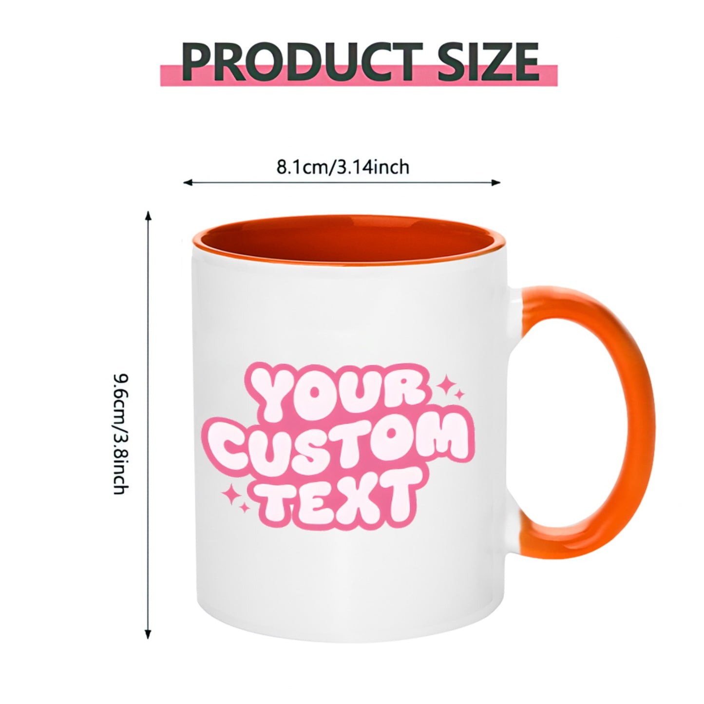 YOUR CUSTOM TEXT 11OZ-15OZ Ceramic Mug