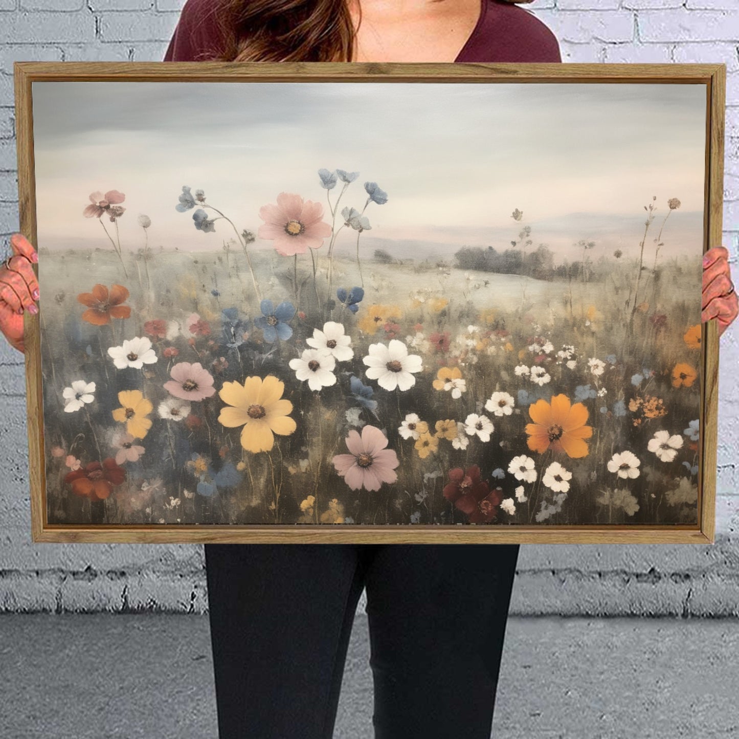 Framed Canvas Prints for Wall 24x16 inches