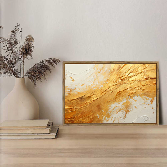 Moon Framed Canvas Painting For Wall