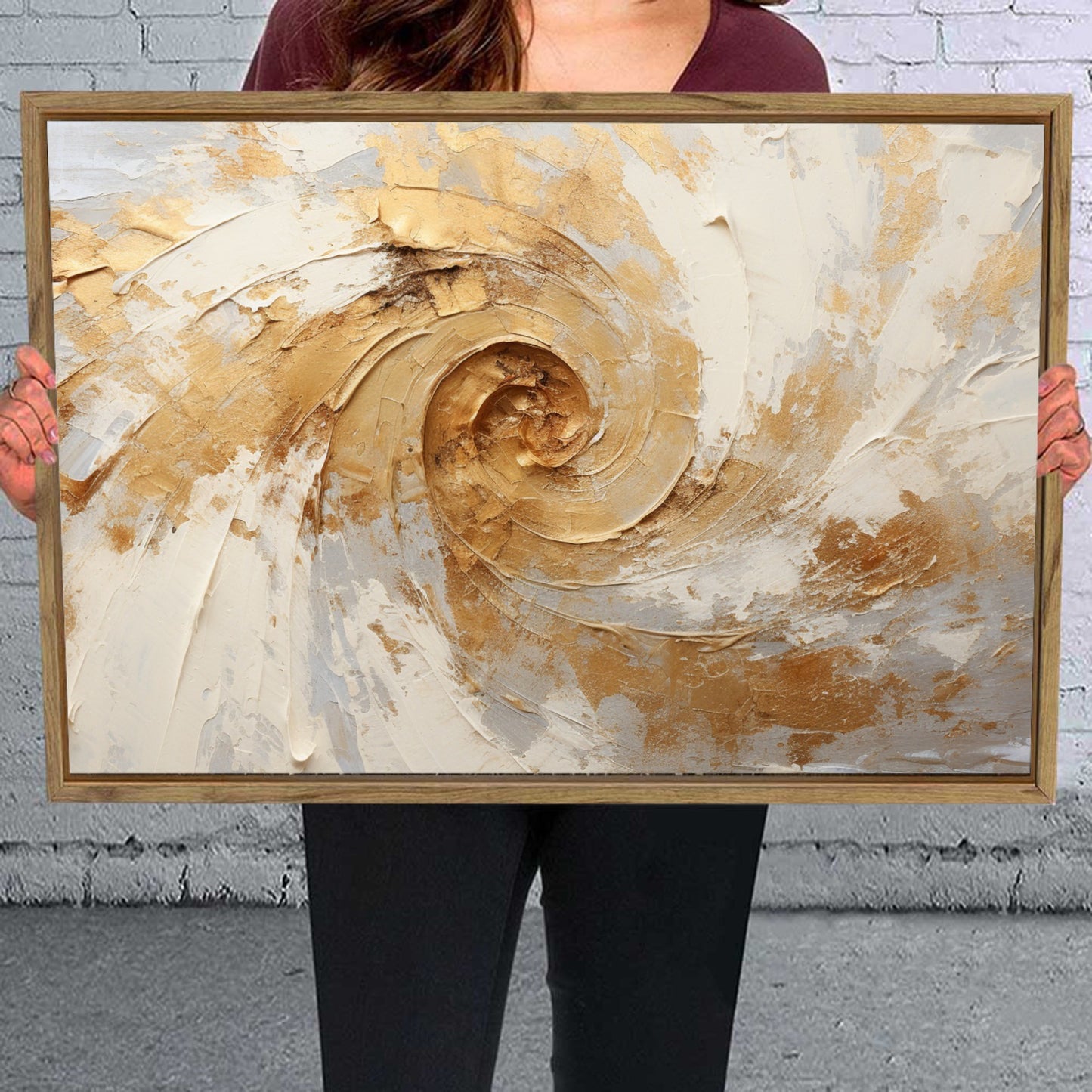 Framed Canvas Painting for Wall 24x16 inches