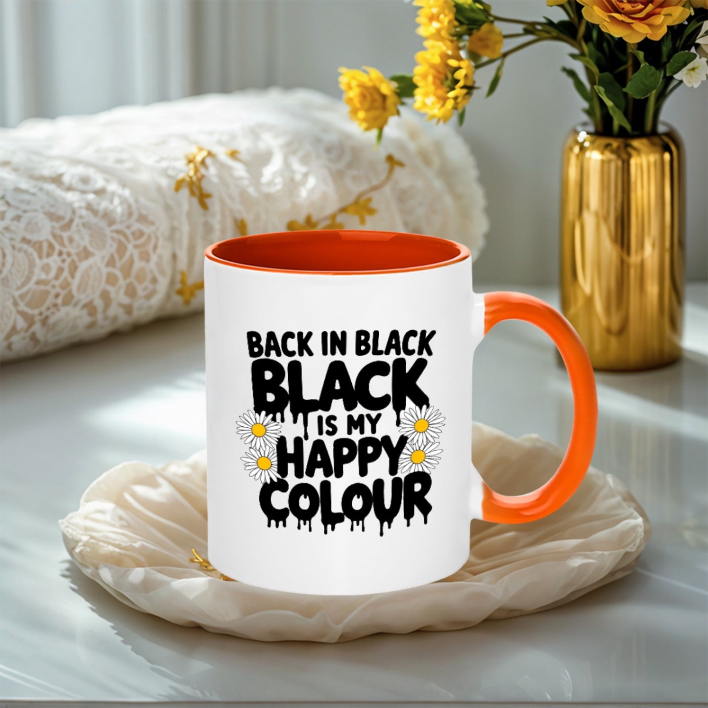 BLACK 11OZ 325ml Ceramic Mug