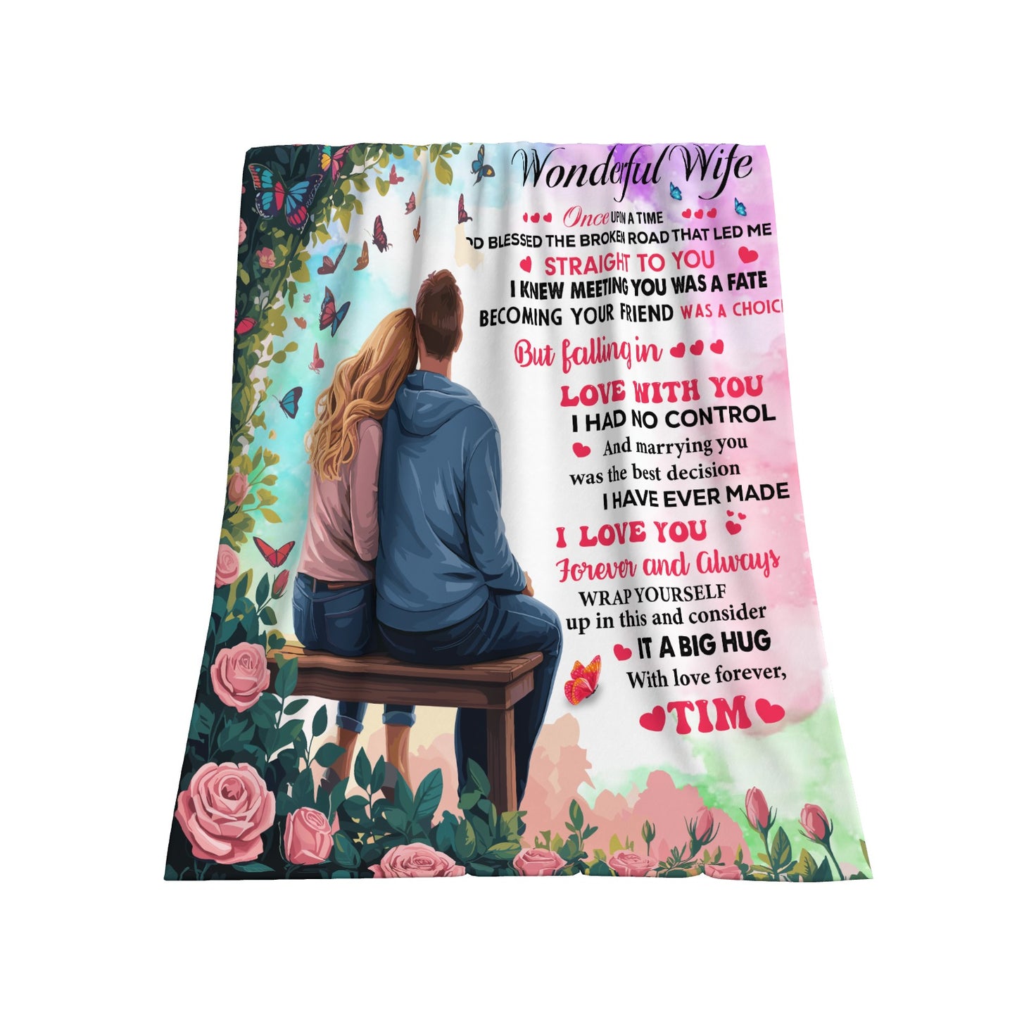 Gift For Wife Fannel Blanket