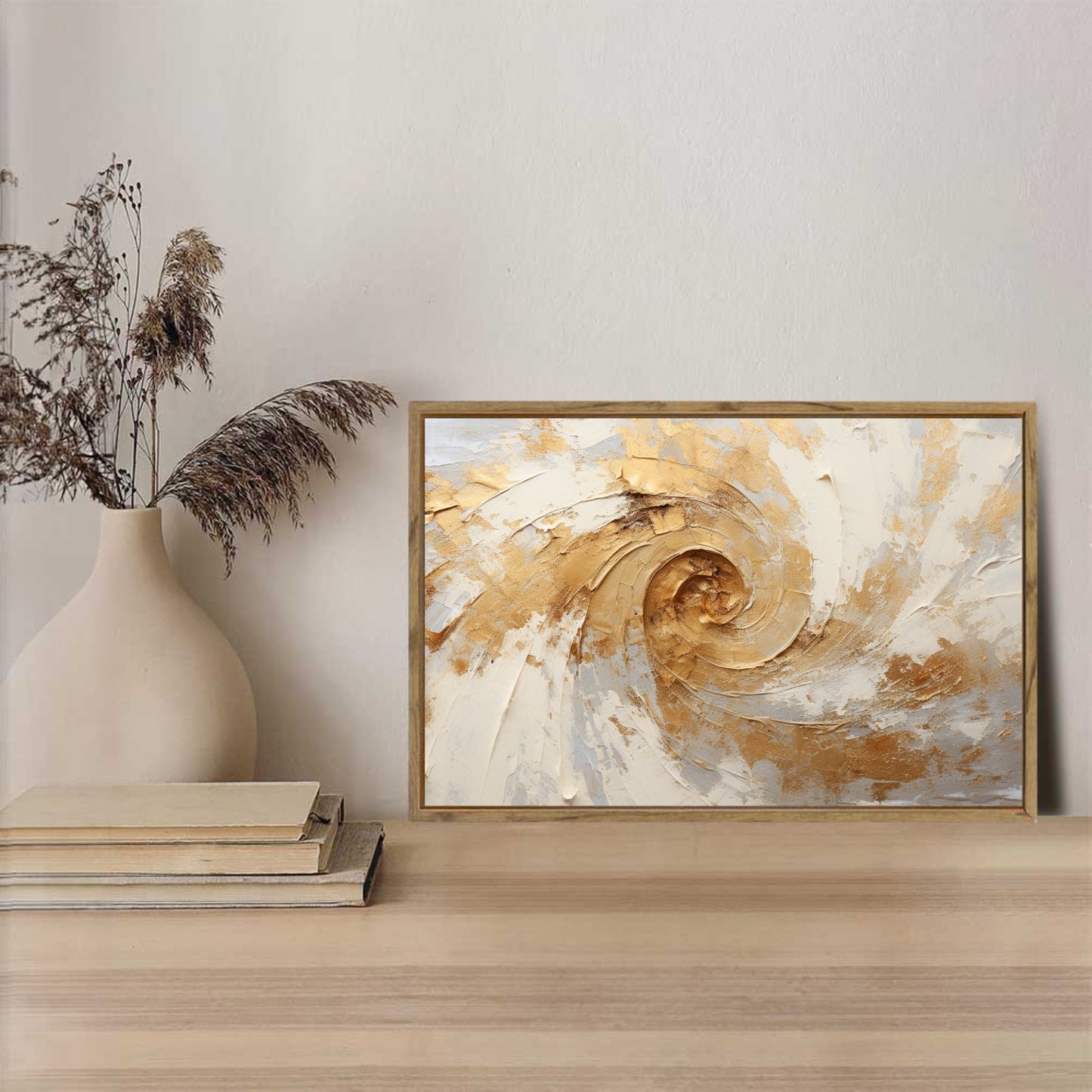 Framed Canvas Painting for Wall 24x16 inches