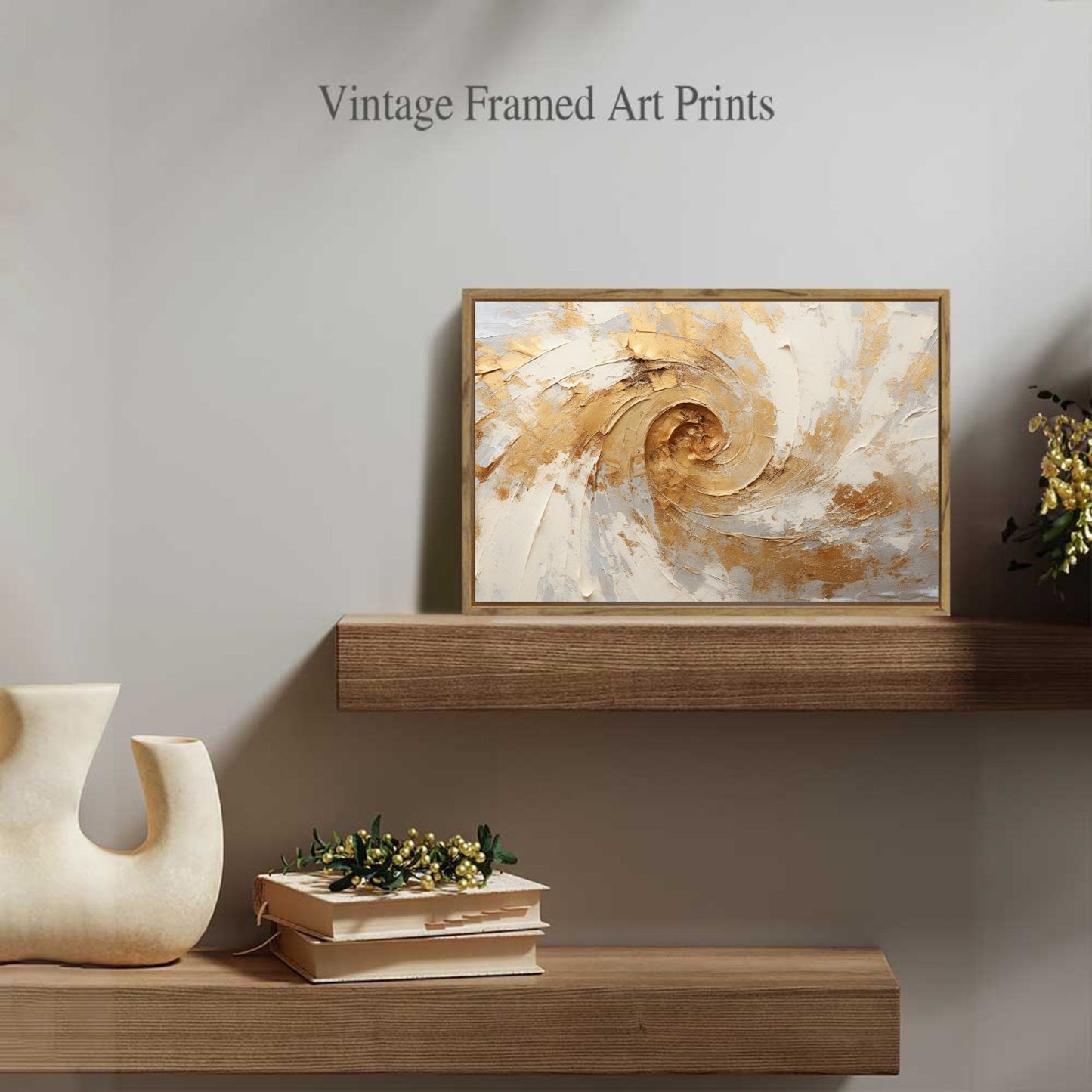 Framed Canvas Painting for Wall 24x16 inches