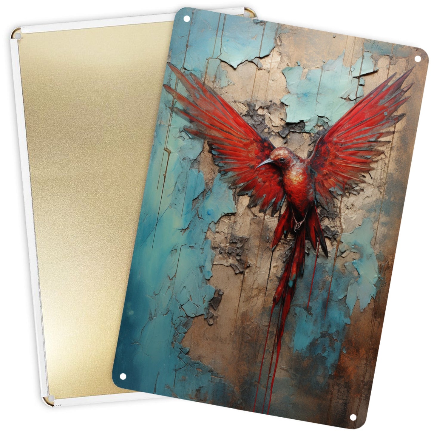 8" x 12" metal tin plate painting, durable, wear-resistant and rust-resistant, suitable for garage, home, bar, club, farm decoration, a good gift