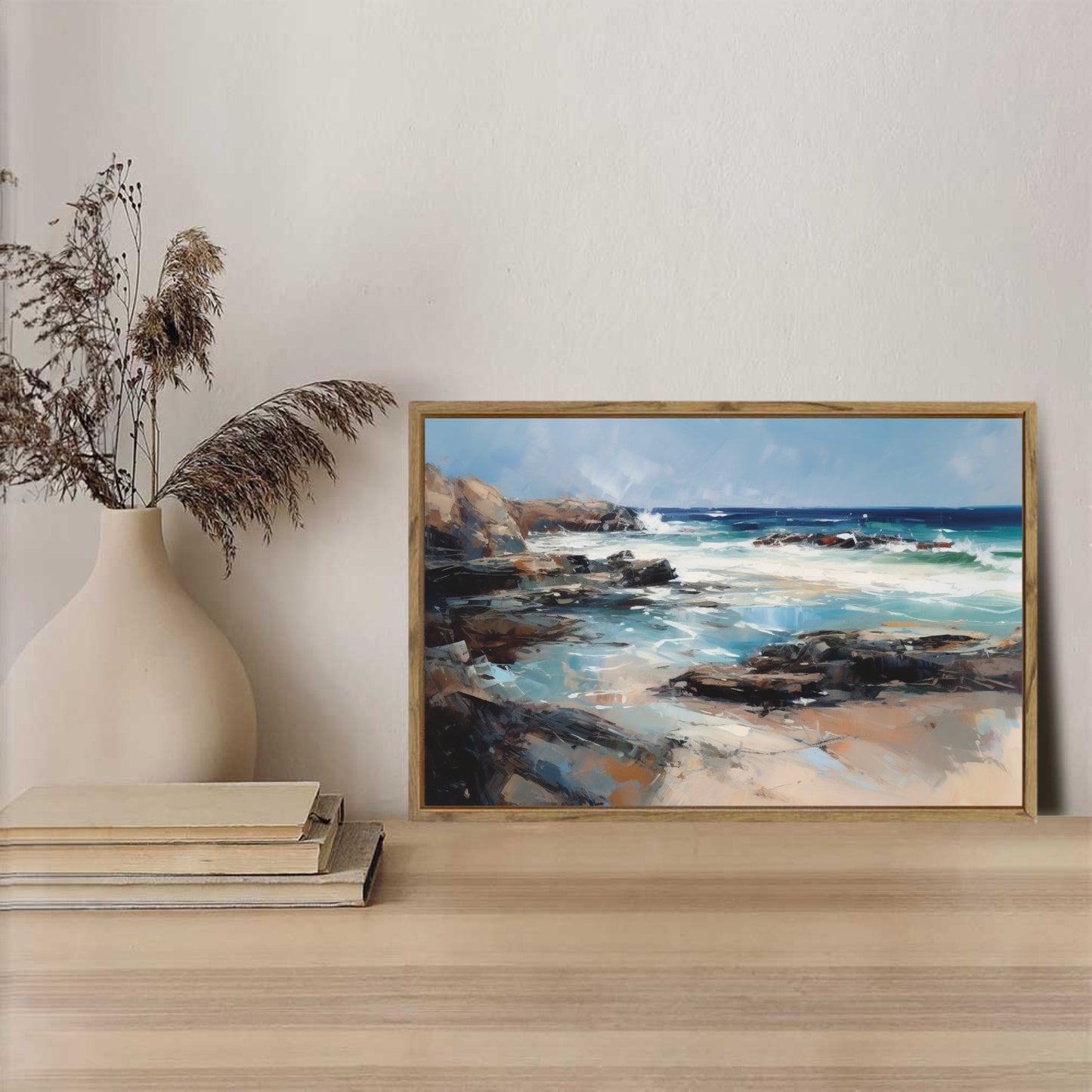 Caost Framed Canvas Painting for Wall