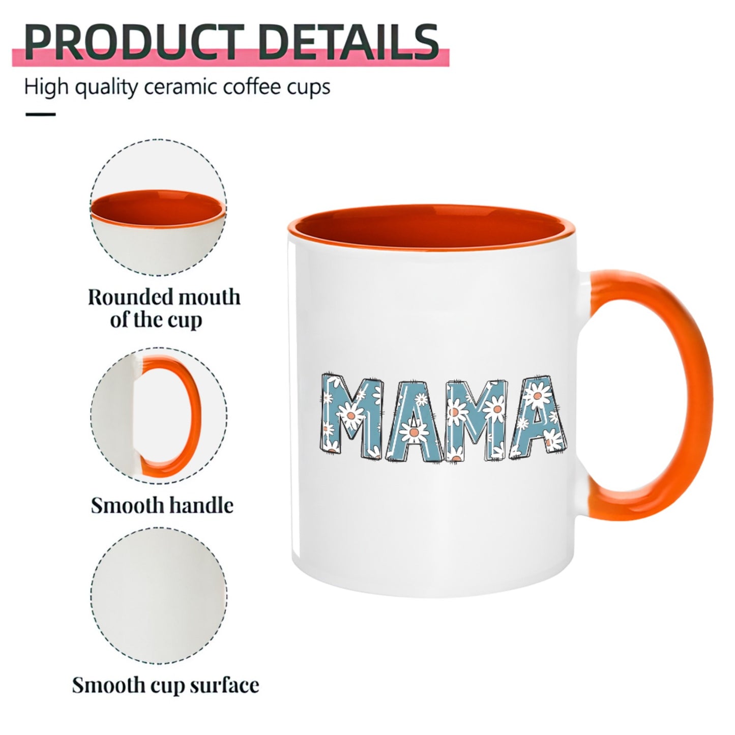 MAMA 11OZ-15OZ Ceramic Mug