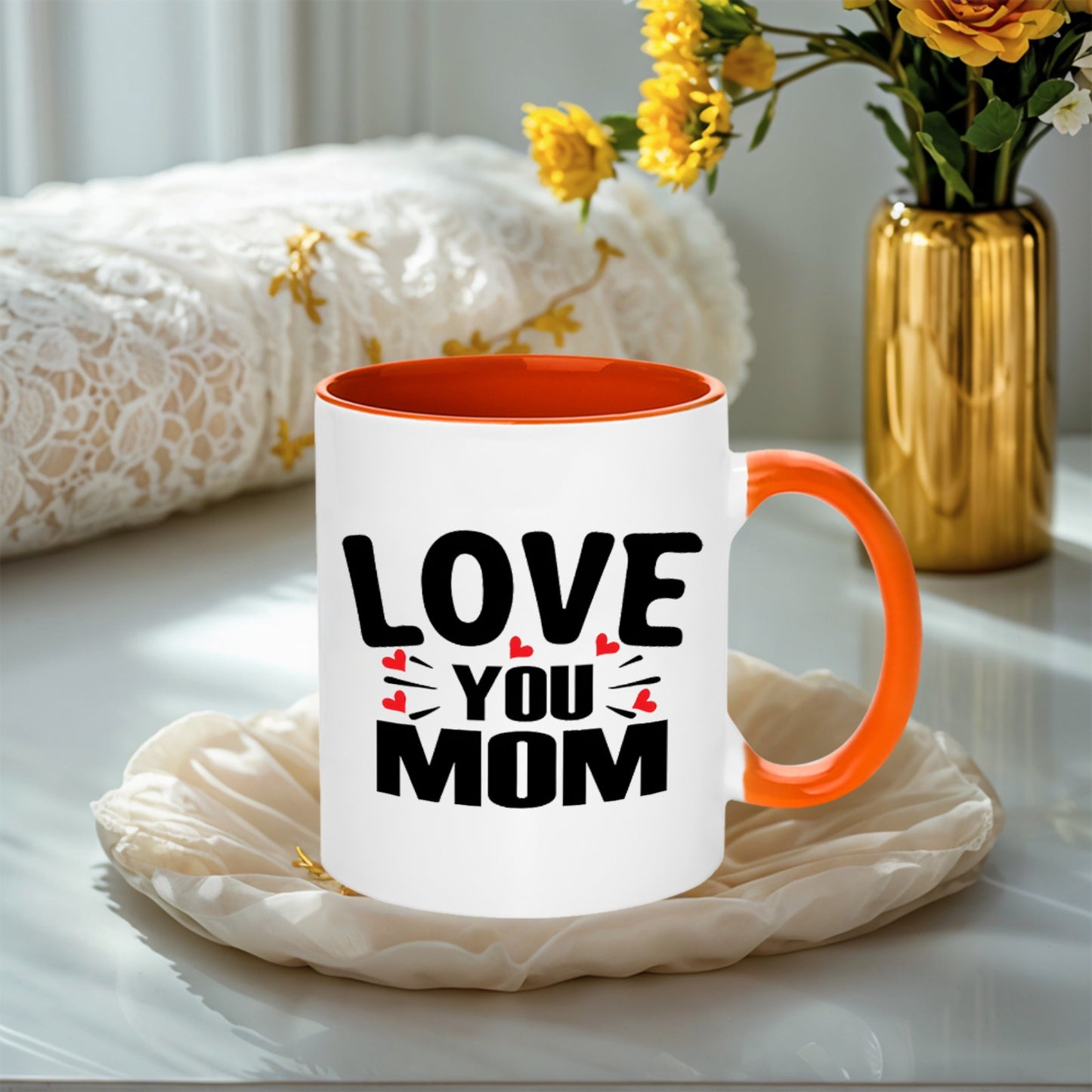 LOVE YOU MOM 11OZ 325ml Ceramic Mug