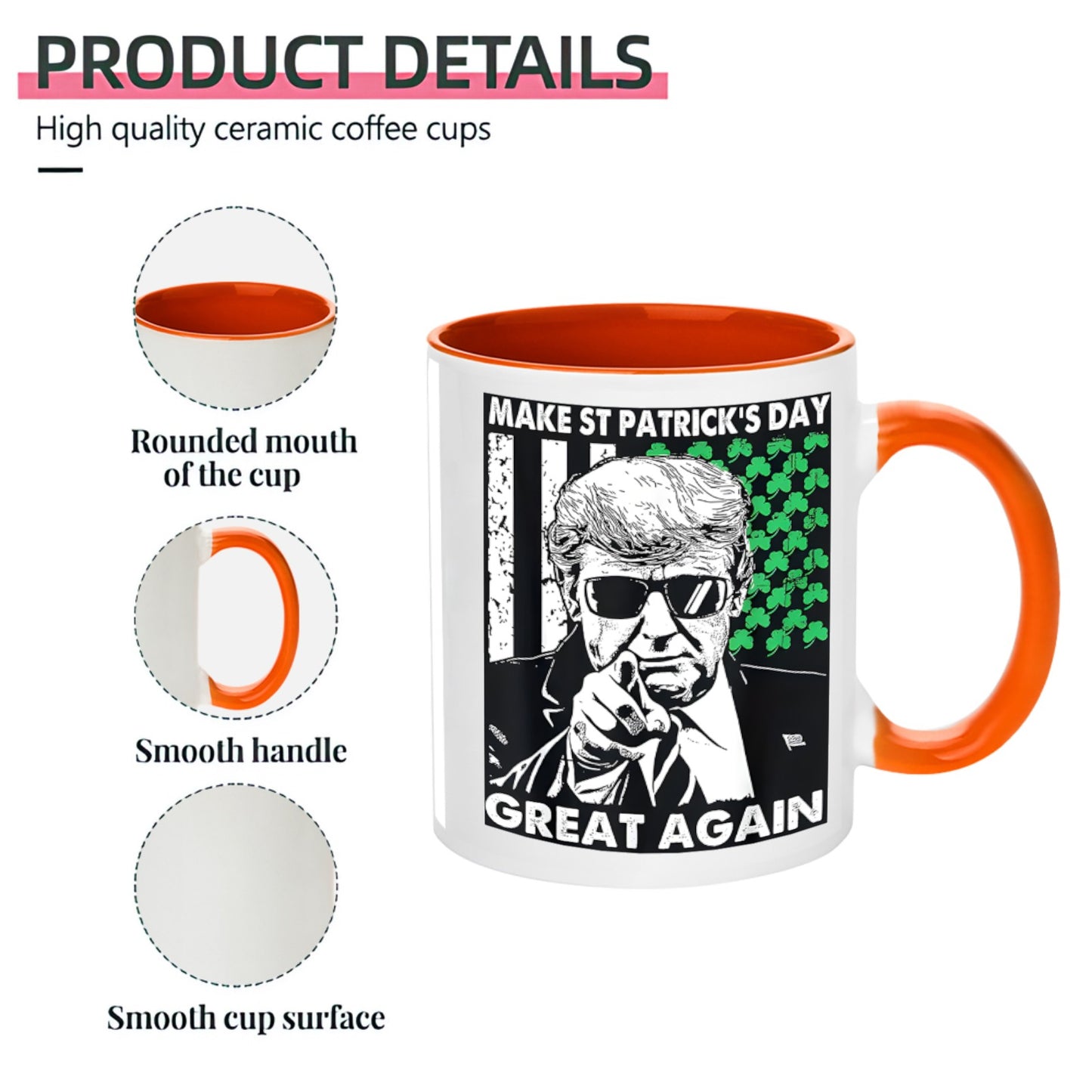 Patrick Day 11OZ-15OZ Ceramic Mug