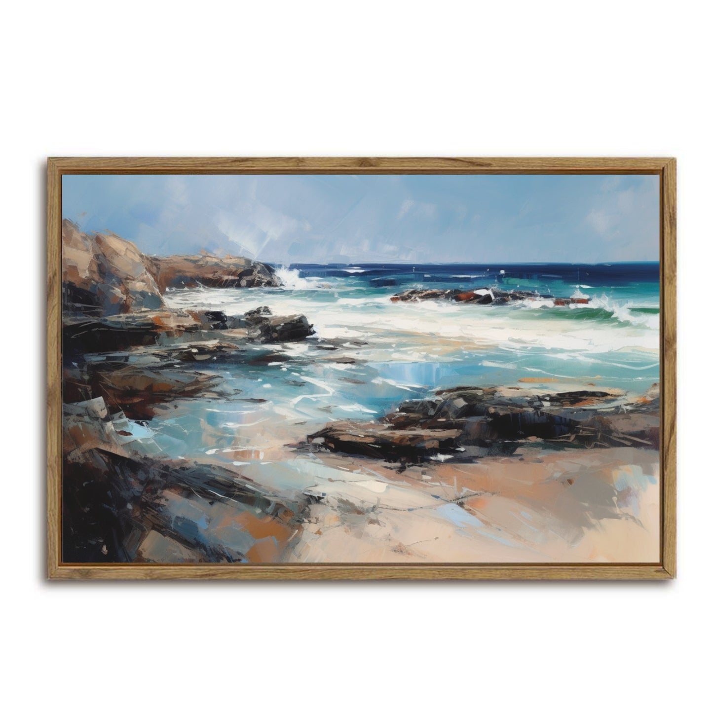 Caost Framed Canvas Painting for Wall