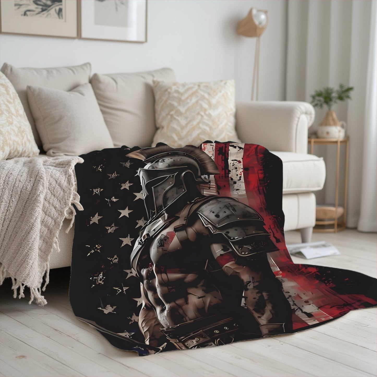 Warrior Flannel Blanket 50*60 Inch