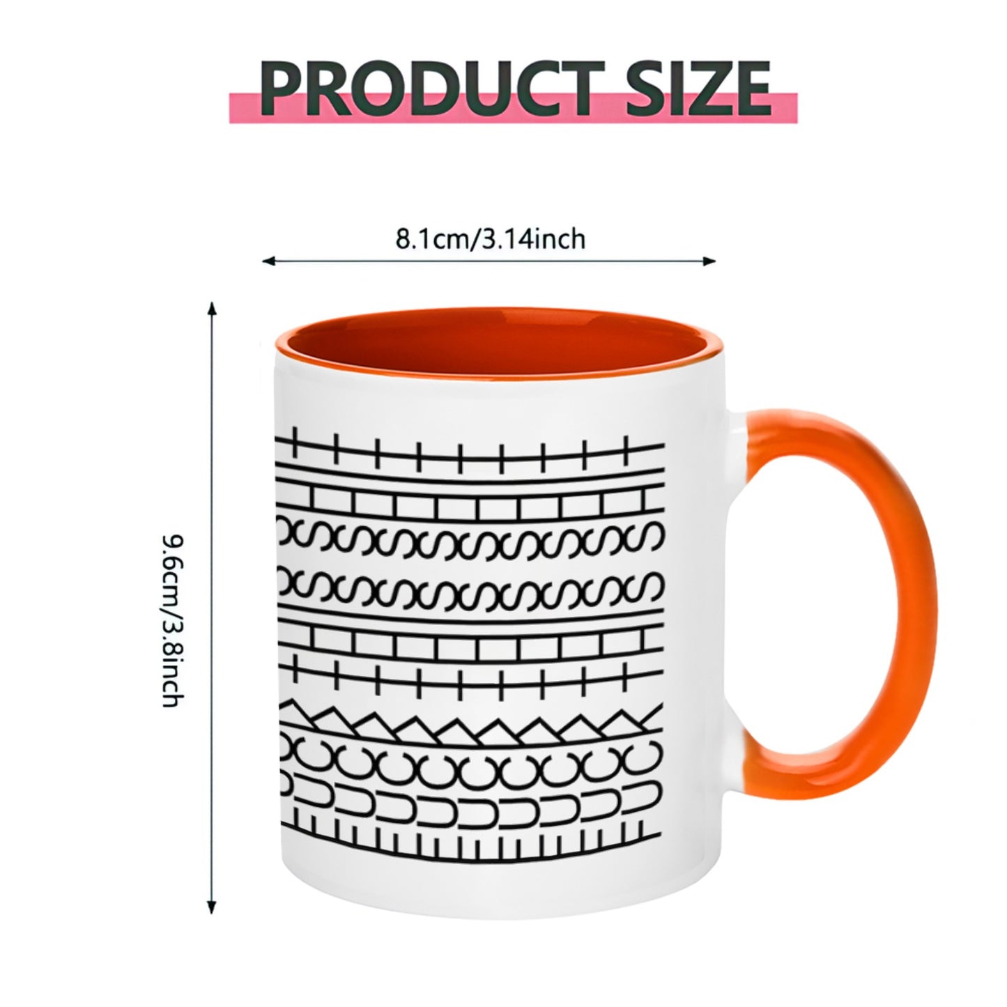 Geometric Patterns 11OZ-15OZ Ceramic Mug