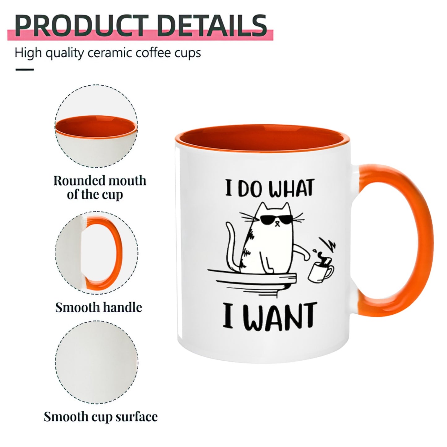 Cat 11OZ-15OZ Ceramic Mug