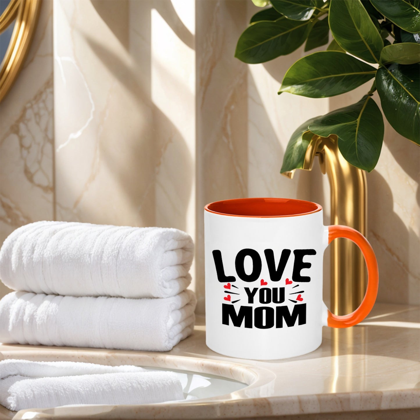 LOVE YOU MOM 11OZ 325ml Ceramic Mug