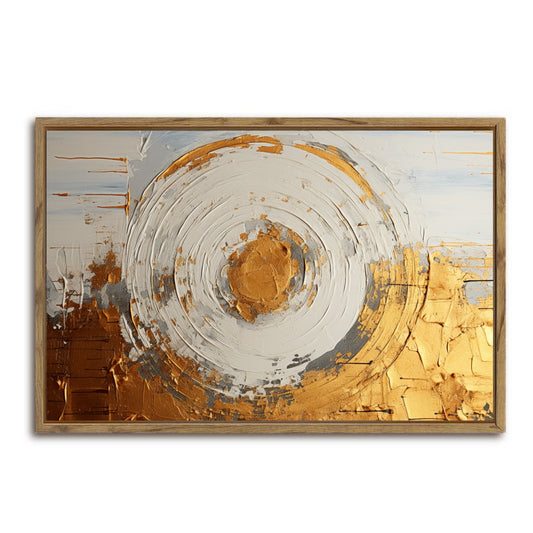 Framed Canvas Painting for Wall 24x16 inches